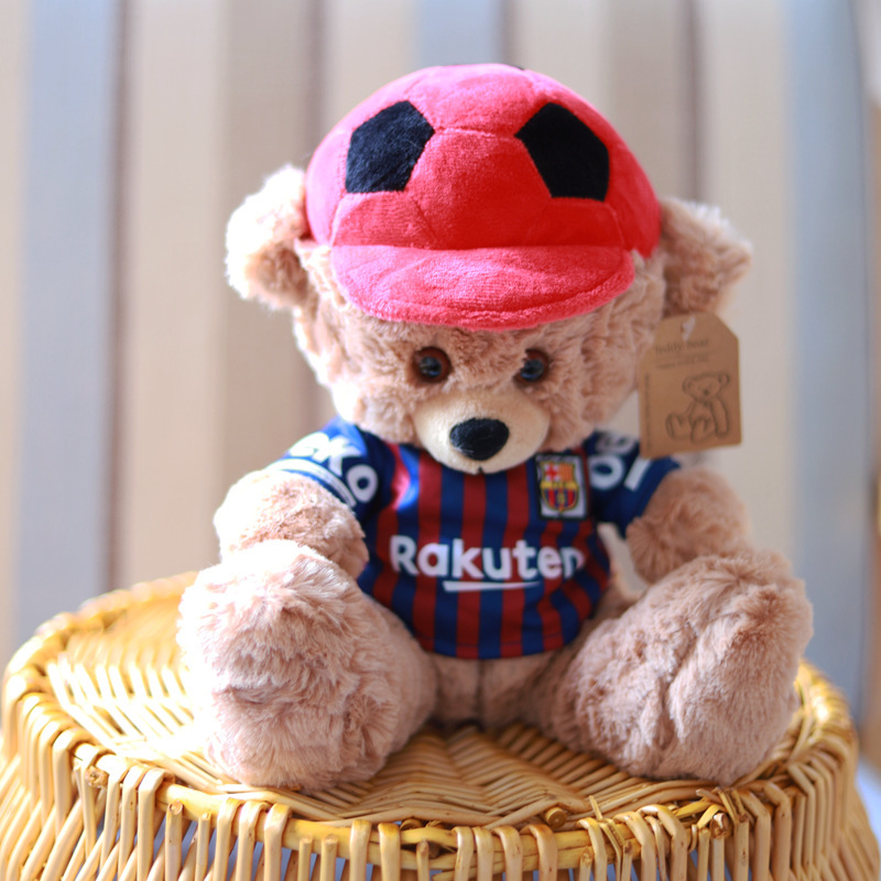 Wholesale Brand Logo Plush Stuffed Animal Soft Teddy Bear Toy Doll Event Gift