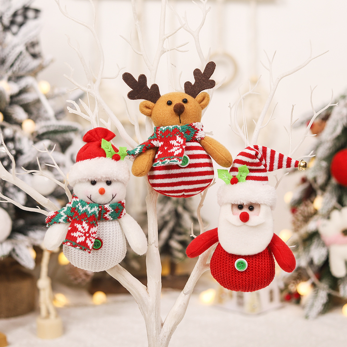 Children Christmas Gift Wholesale Plush Stuffed Soft Cute Candy Bag