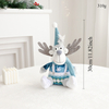 Creative Wholesale Plush Stuffed Cartoon Telescopic Santa Claus Toy Interactive Doll