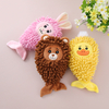 Mermaid Shape Novelty Fluffy Plush Dog Chewy Crinkle Factory Wholesale Custom Pet Toys
