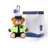Uniform Police Teddy Bear Soft Plush Doll Custom Toy Stuffed Keychain
