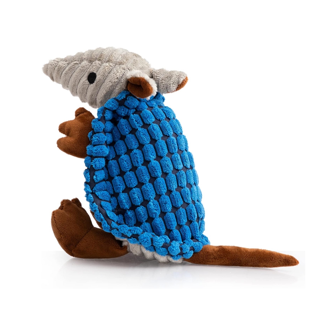 Armadillo Soft Puppy Plush Stuffed Custom Squeaker Chewy Dog Toys