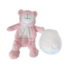 Personalized Embroidered Plush Soft Stuffed with Zipper Pods inside Custom Animal Toys