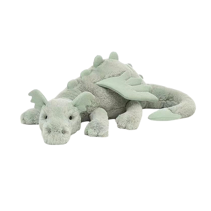 New Arrival Plush Dragon Fluffy Soft Stuffed Lying Animal Custom Toy Pillow