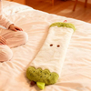 New Custom Winter Warm Plush Hot Water Bottle Cartoon Apple Toy