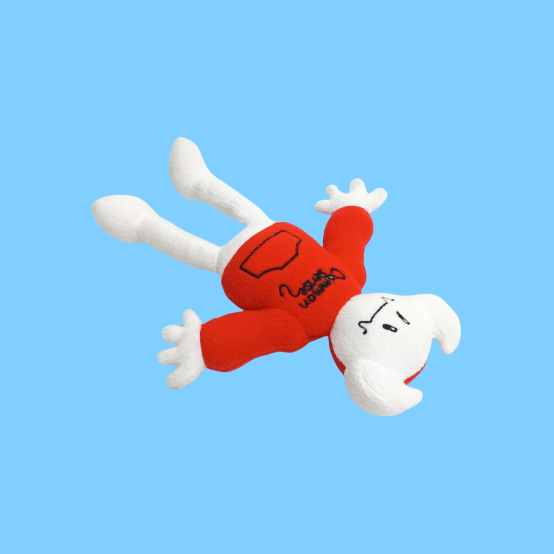 Red Hoody weird doll soft plush stuffed custom children toy