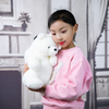 Memorial Hall Gift Shop Plush Toy Stuffed White Polar Bear Doll Backpack