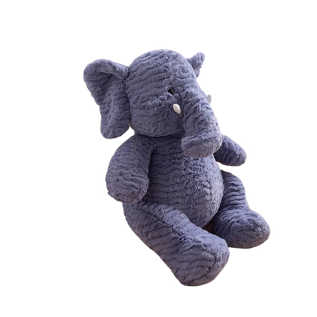 Fluffy Elephant Plush Manufacture Soft Custom Toys