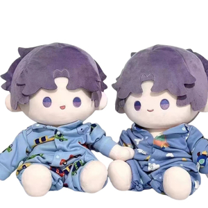 40cm Custom Plush Anime Cartoon Cotton Stuffed Sitting Toy Doll