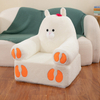 Fluffy Soft Strong Plush Kids Custom Animal Infant Sofa