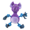 Custom Animal Pet Rope Toy Plush Dog Chew Squeaky Toy