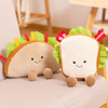 2024 New Hot Plush Stuffed Cartoon Taco Sandwich Food Cultural Toy Doll