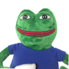 Green Smile Frog Soft Plush Custom Made Gift Toy with A Cup