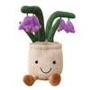 Simulated Plants Plush Stuffed Cartoon Bluebell Flower Toy Decoration