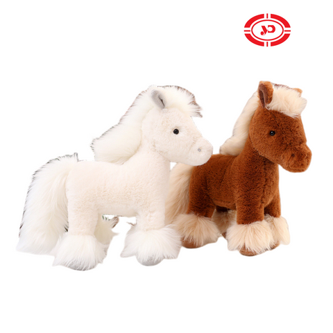 Custom Plush Stuffed Mascot Simulated Horse Toy Doll