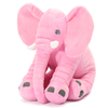 Grey 24inches Elephant Stuffed Animals Plush Toy Cushion Soft CE Custom Wholesale Pillow for Kids