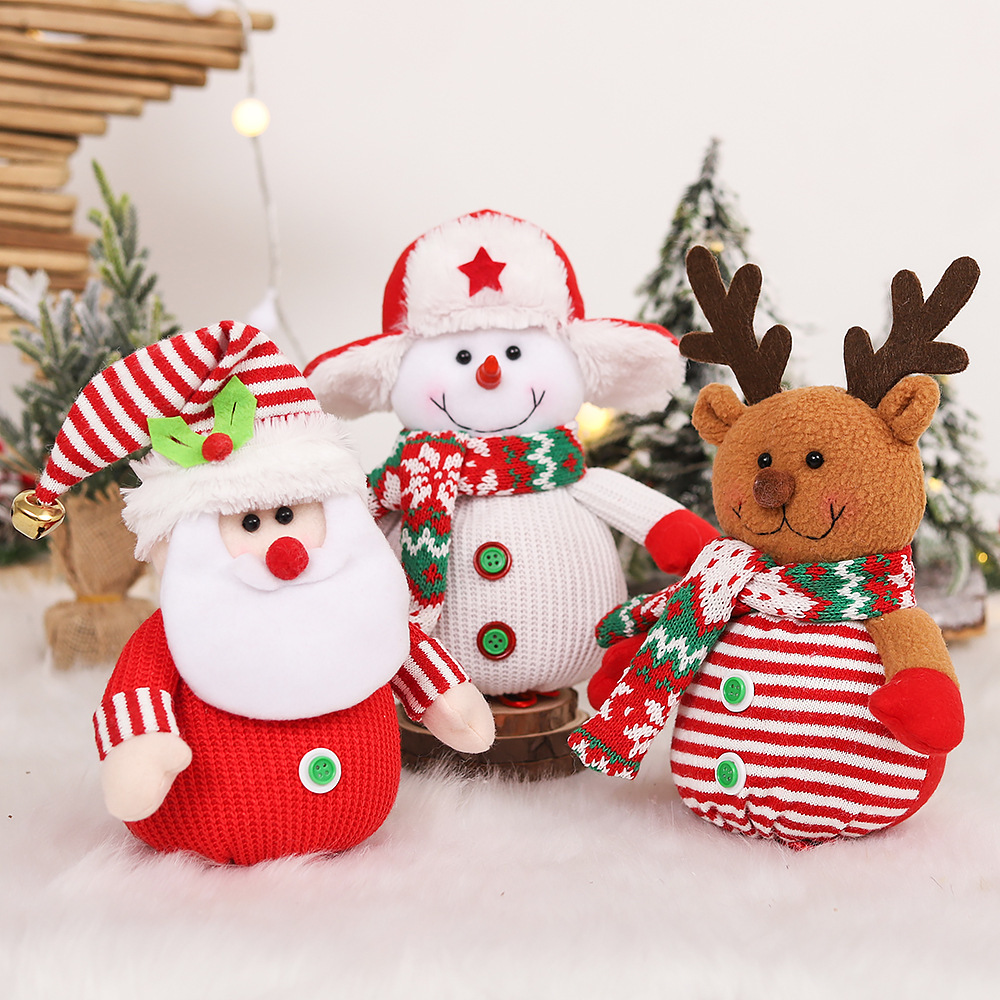 Children Christmas Gift Wholesale Plush Stuffed Soft Cute Candy Bag