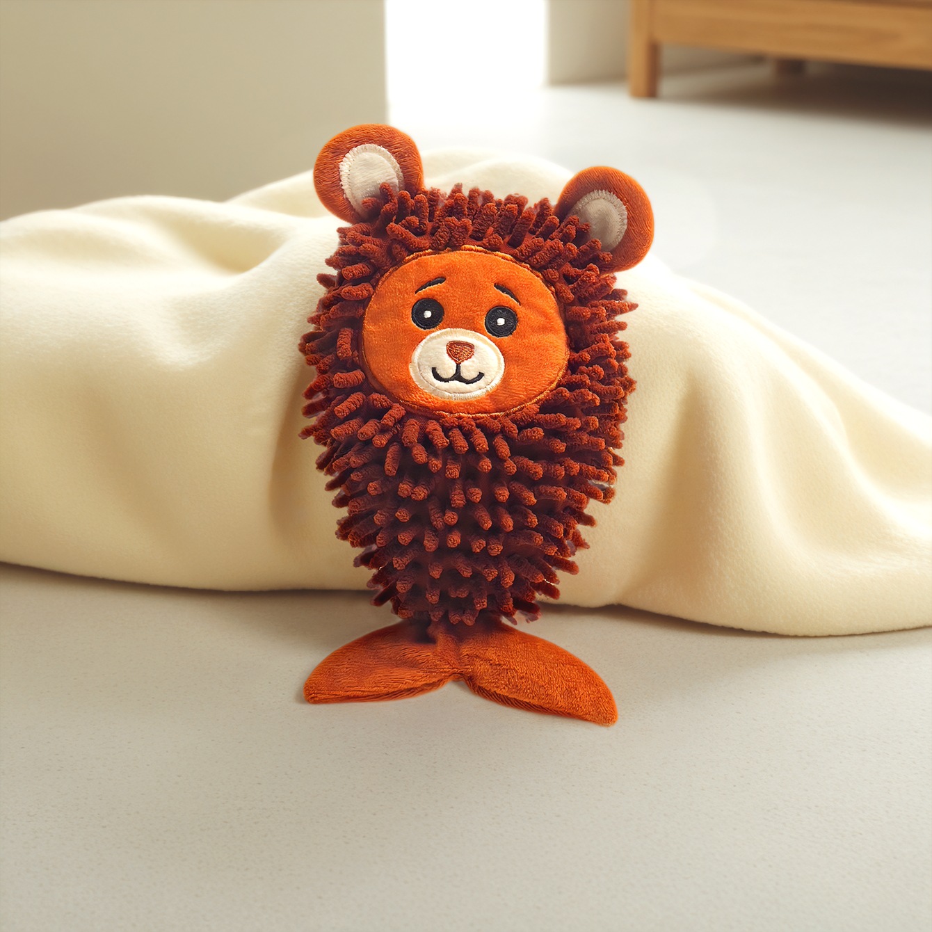 Mermaid Shape Novelty Fluffy Plush Dog Chewy Crinkle Factory Wholesale Custom Pet Toys