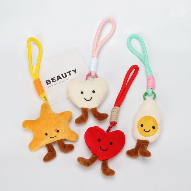 Wholesale Toy Widget Plush Stuffed Soft Love Heart Keyring