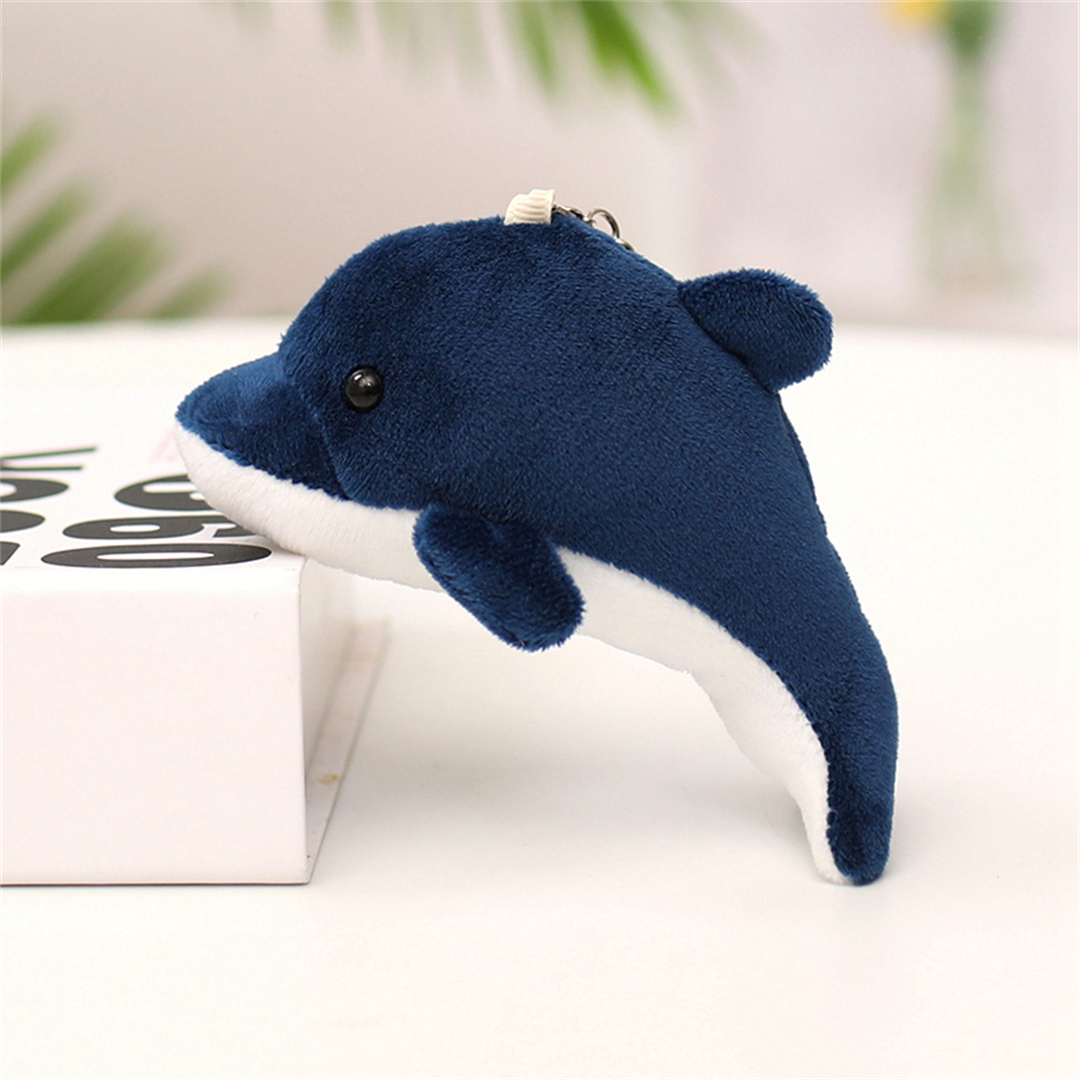 Dolphin Cheap Promotional Soft Stuffed Plush Keychain Mini Toys