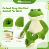 Stuffed Frog Plush for Kids Girls Stuffed Animal Fluffy Custom Gift Toys