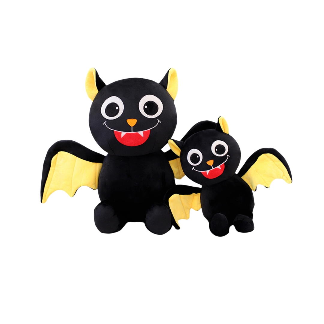 Black Bat Wholesale Plush Doll Stuffed Soft Animal Custom Gift Halloween Toys