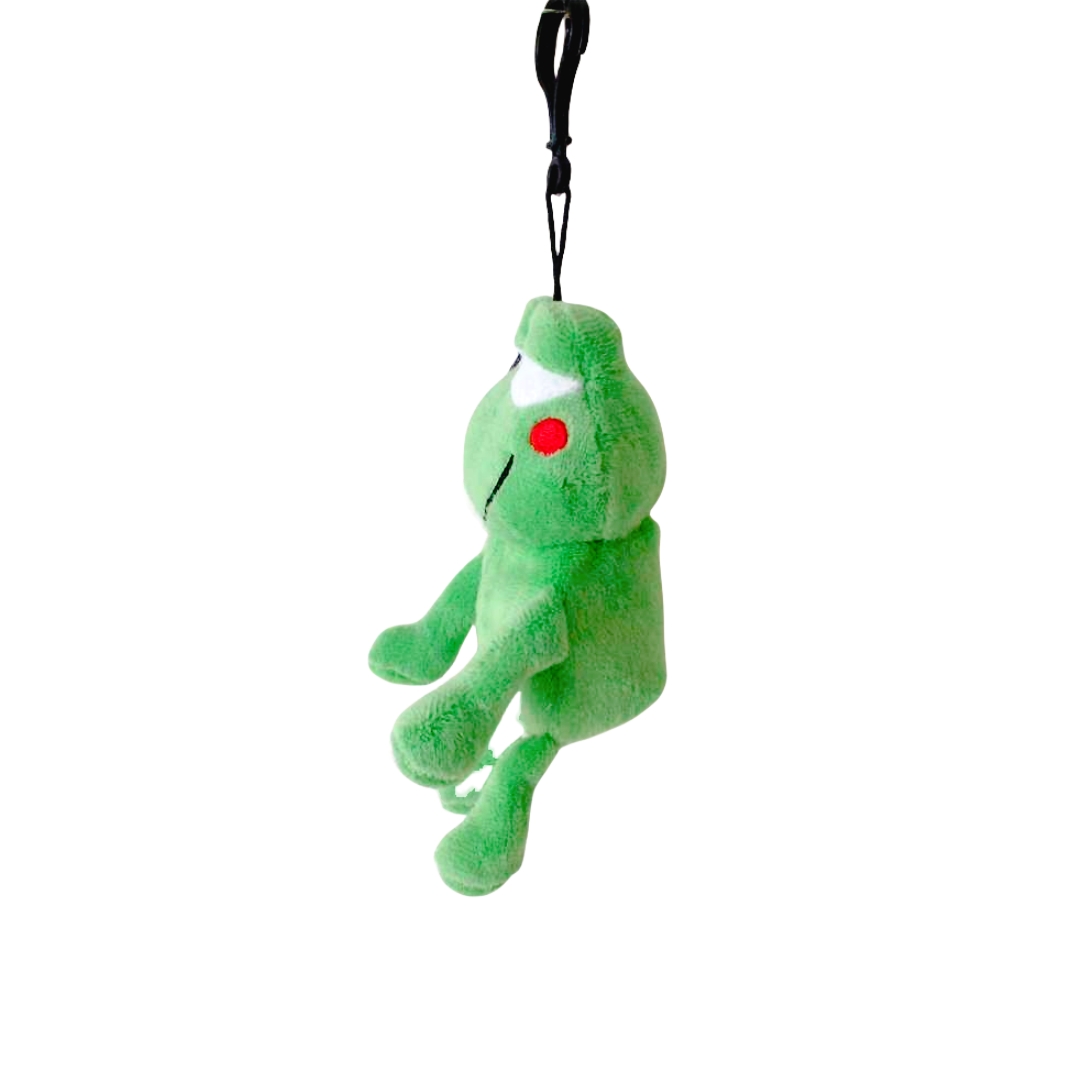 Frog Mini Animal Plush Soft Stuffed Cute Mini Toy Keychain with Zipper