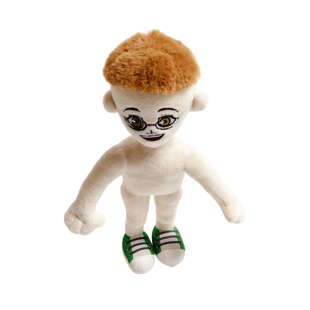 Custom design with clothes hand made soft plush doll toy (6)