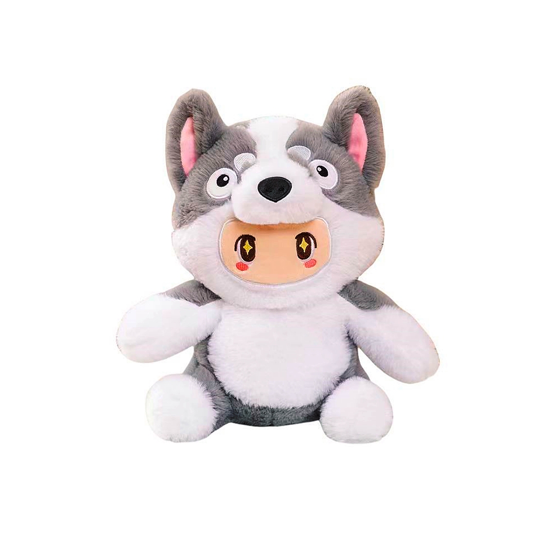 New Arrival Soft Plush Cartoon Animal Stuffed Gift Kids Toys with Hoodie