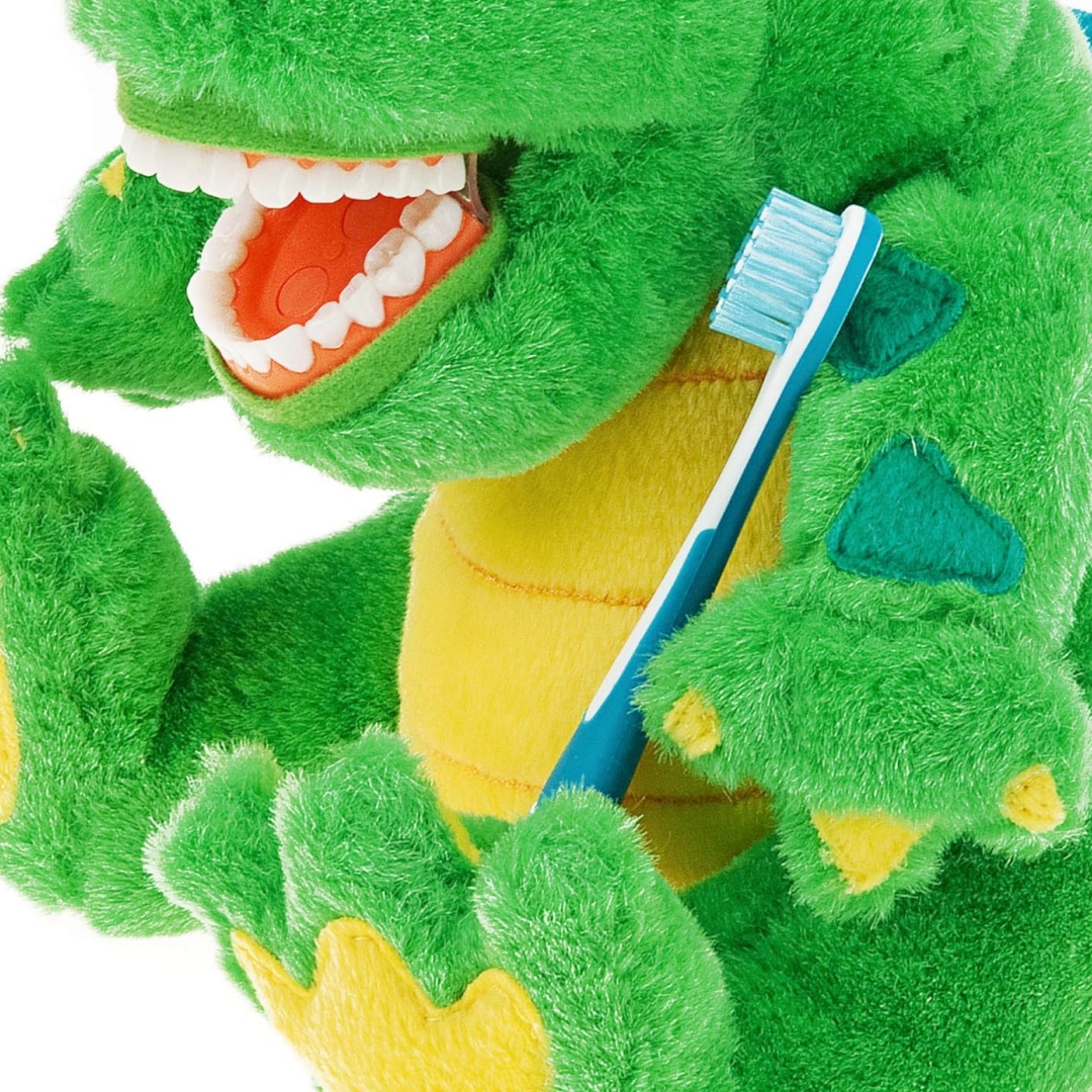 Kids Toothbrush Buddy Lil Allie Gator Plush Dental Doll Custom Toys