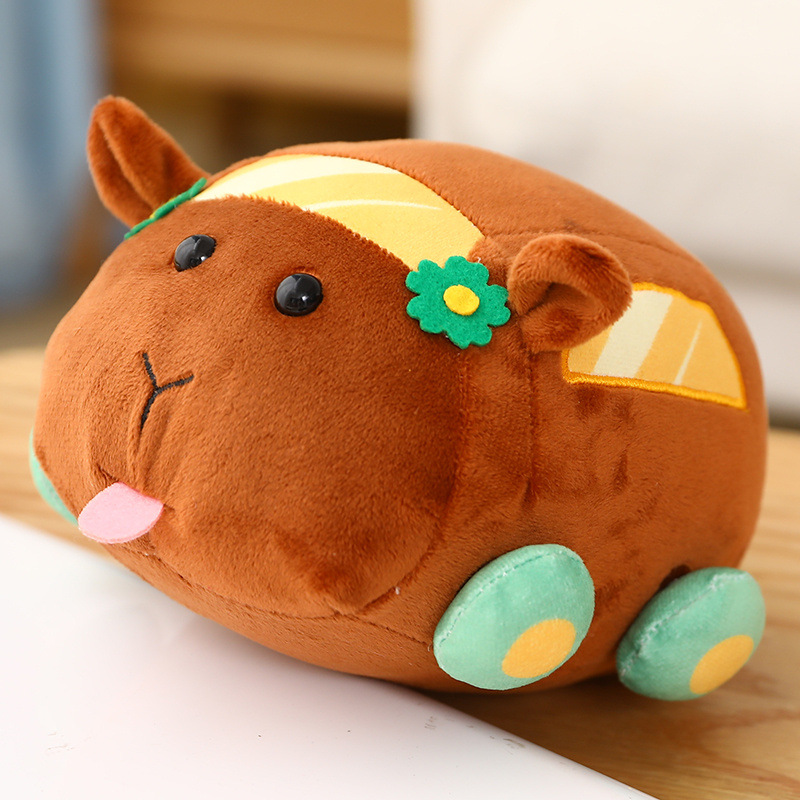 Custom Plush Stuffed Cartoon Animal Car Toy Pillow