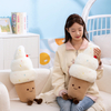 Creative Custom Plush Stuffed Cartoon Ice Cream Toy Keychain Pillow