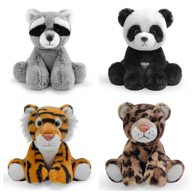 2026 New Plush Stuffed Animal Series Sloth Panda Tiger Leopard Toy Doll