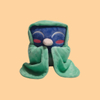 Cozy Penguin Soft Plush Custom Animal Toy with Blanket