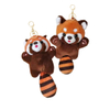 Cute Custom OEM Raccoon Plush Soft Toy Gift Keychain