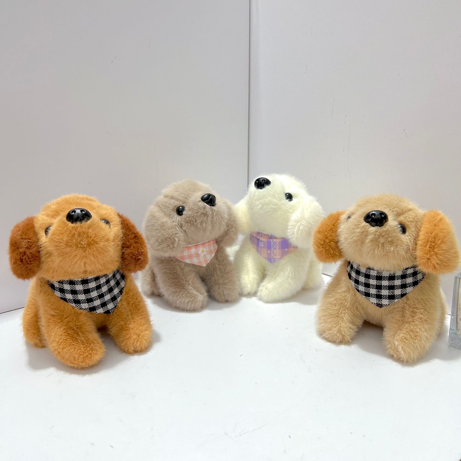 Custom Plush Stuffed Soft Scarf Dog Toy Doll Exquisite Gift