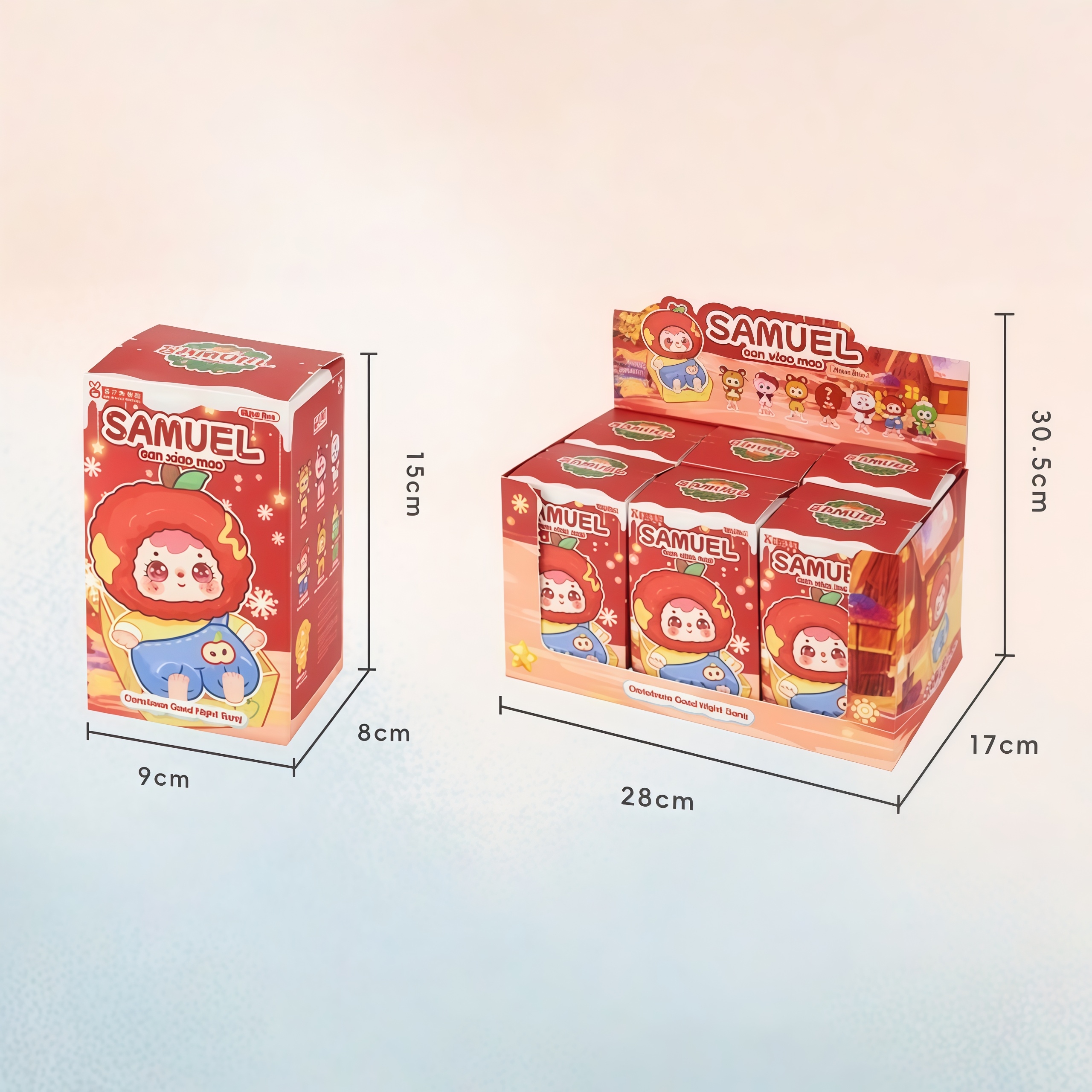 Custom Wholesale Plush Stuffed Cartoon Rabbit Blind Box Toy Gift