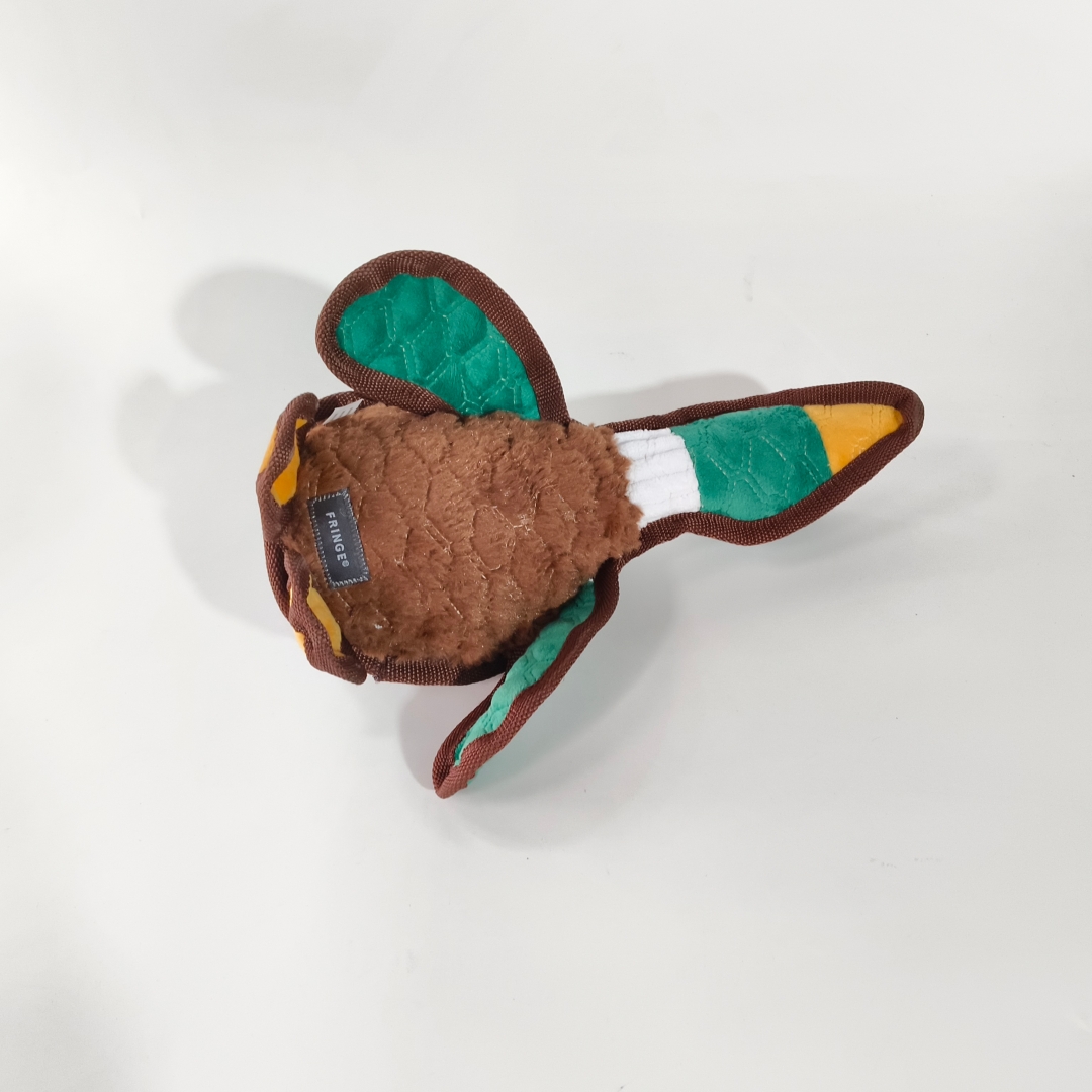 Fluffy Duck Anime Soft Stuffing-Free Interactive Plush Wholesale Dog Squeaky Toy