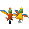 Pet Interactive Plush Wild Goose Dog Squeaky Chew Rope Toy