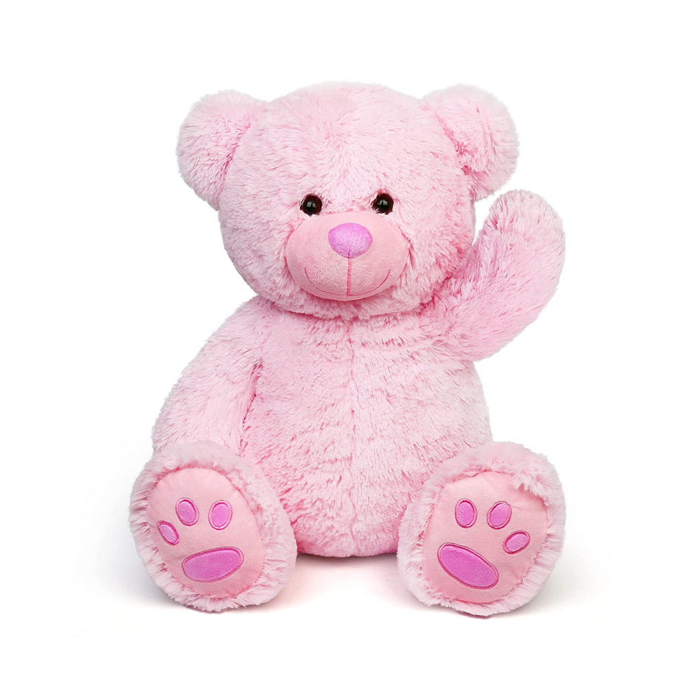 YD-X071 Nature Fur Soft Fluffy 20inch Big Size Sitting Animal Custom Plush Teddy Bear