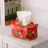 Christmas Decoration Plush Cartoon Santa Claus Table Tissue Box