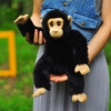 YD-BD060 Black Gorilla Classical Plush Simulation Animal Custom Fluffy Soft Children Toy