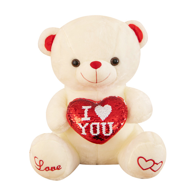 60 cm groot Valentynsdag sagte opgestopte sagte liefde Teddy Bear Toy Doll