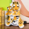 High Quality Plush Stuffed Simulated Tiger Toy Set Birthday Gift