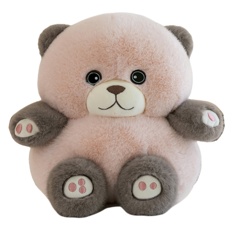 Katuni nzuri iliyotiwa vitu vya katuni, Bean Bear Toy Doll Zawadi ya Mtoto