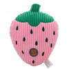 Fruit Series Plush Stuffed Custom Pet Chew Dog Interactive Squeaky Toy