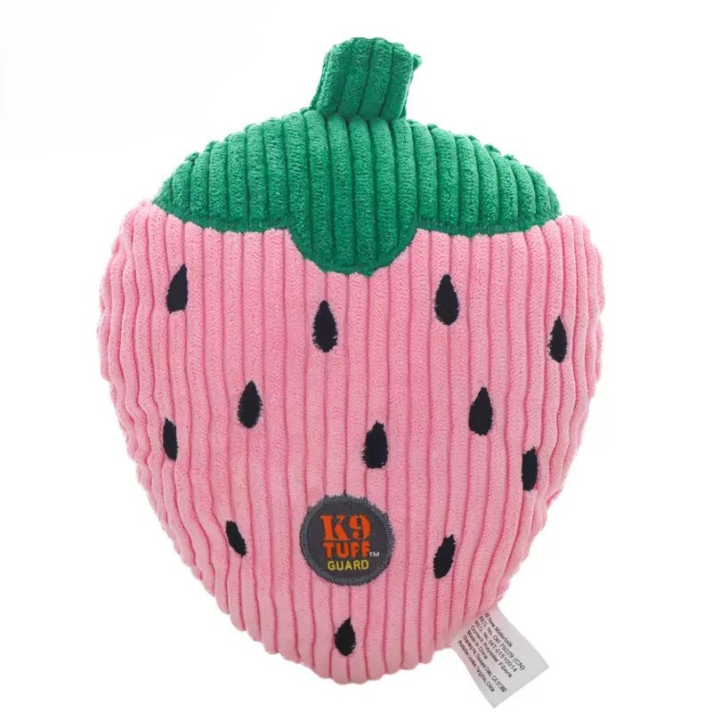 Fruit Series Plush Stuffed Custom Pet Chew Dog Interactive Squeaky Toy