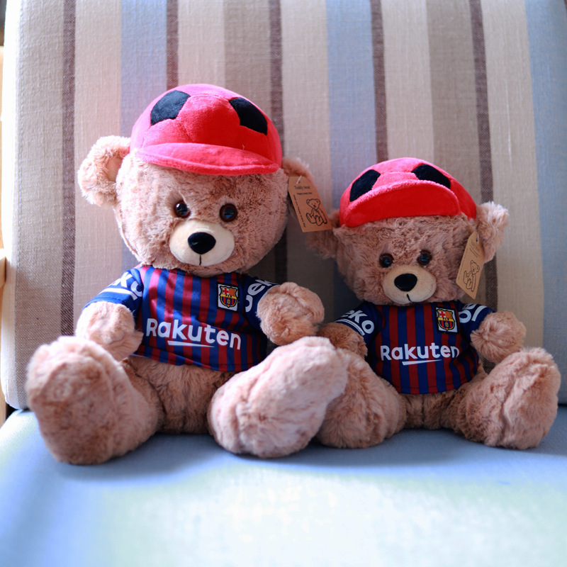 Wholesale Brand Logo Plush Stuffed Animal Soft Teddy Bear Toy Doll Event Gift