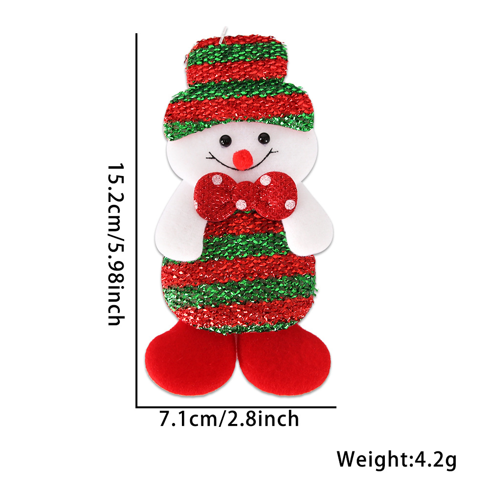 Classic Wholesale Plush Christmas Tree Decoration Flannelette Pendant