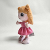 My little pink girl first plush gift mascot factory wholesale OEM soft custom stuffed fairy doll toy